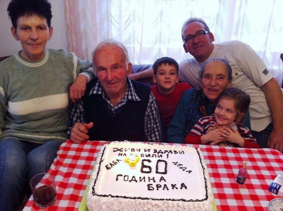 Брачни пар Илић из Сијерча, дијамантска свадба