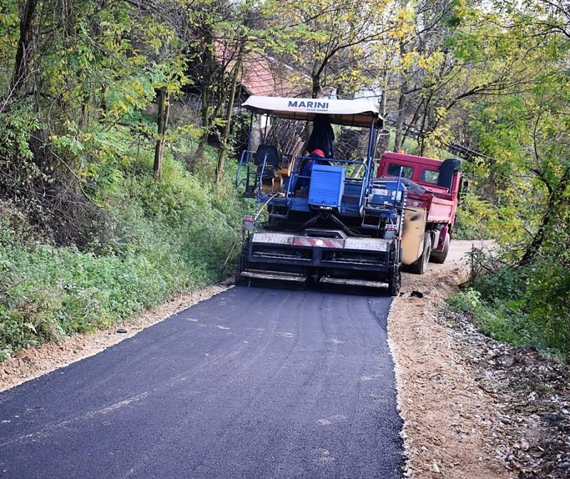 Завршени радови на асфалтирању пута у засеоку Јосиповићи у МЗ Љештанско
