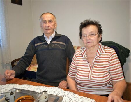 Миљко Јакшић са супругом Ковиљком