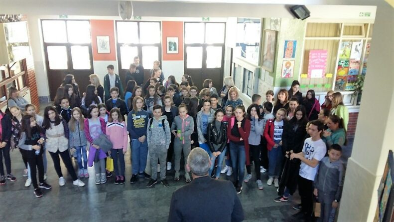 Учесници општинског такмичења из српског језика