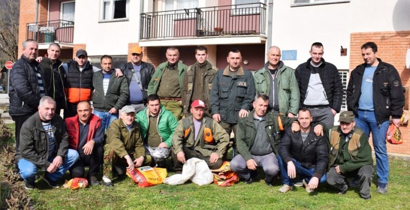 ovci pred polazak prebrojavanja i priehrane divljaci