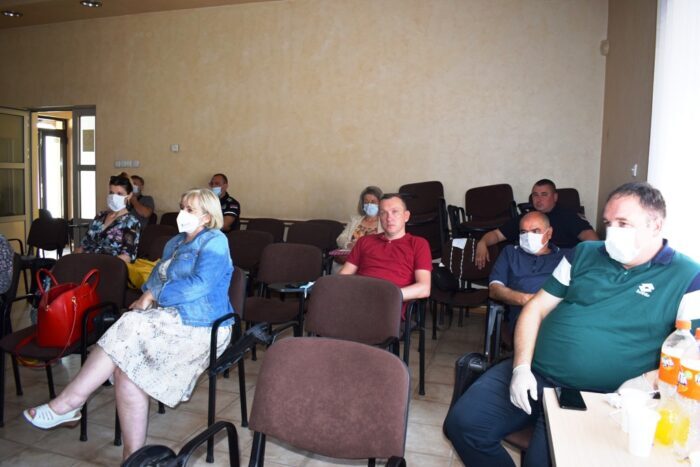 Ucesnici sednice Opštinskog štaba