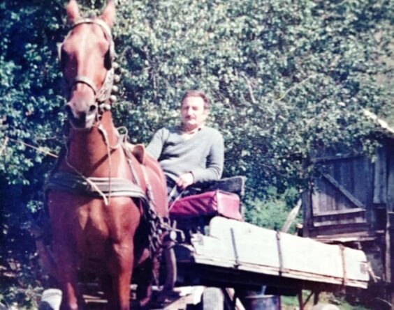 Антоније Лазић из Рогачице на послу