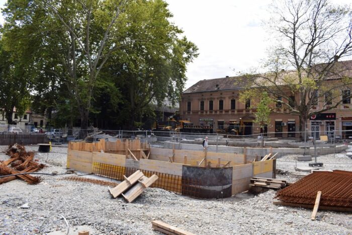 Радови на градском Тргу