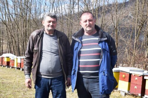 Пчелари Раде Марјановић и Милош Јовановић