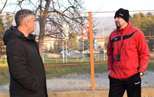 Predsednik Zivkovic i trener Jasic
