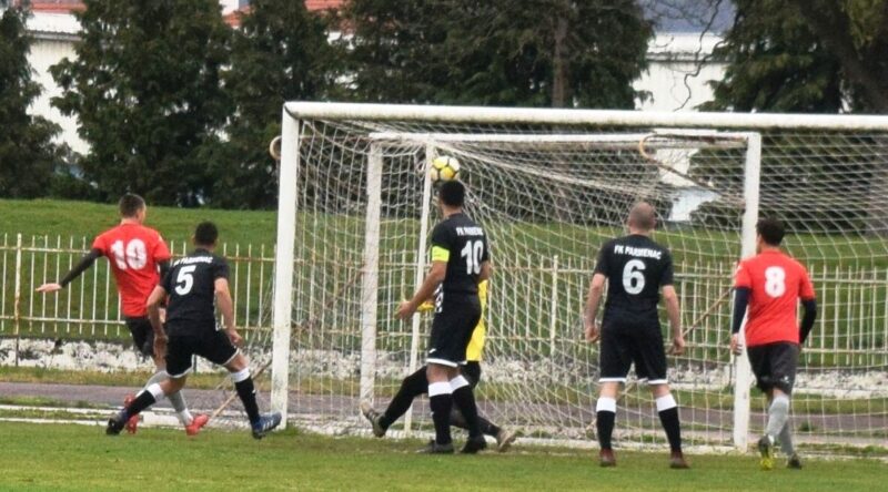 Милосављевић постиже први гол за Слогу