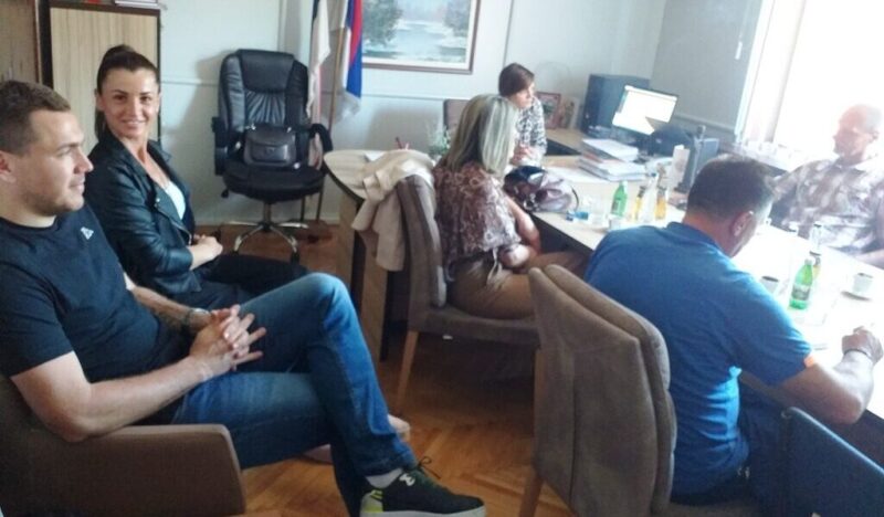 Пријем у Општини за хуманитарце