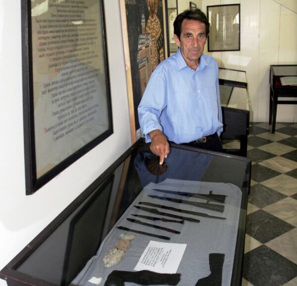 Благојица у ризници манастира Раче 