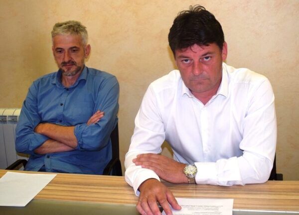 Председник и заменик председника СО Младен Лукић и Радован Кремић