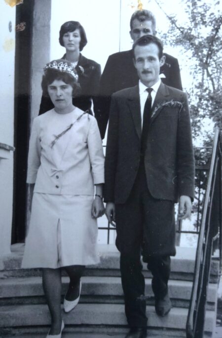 Милка и Добривоје - фотографија са венчања