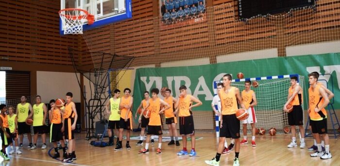 Рад са будућим кошаркашким бековима