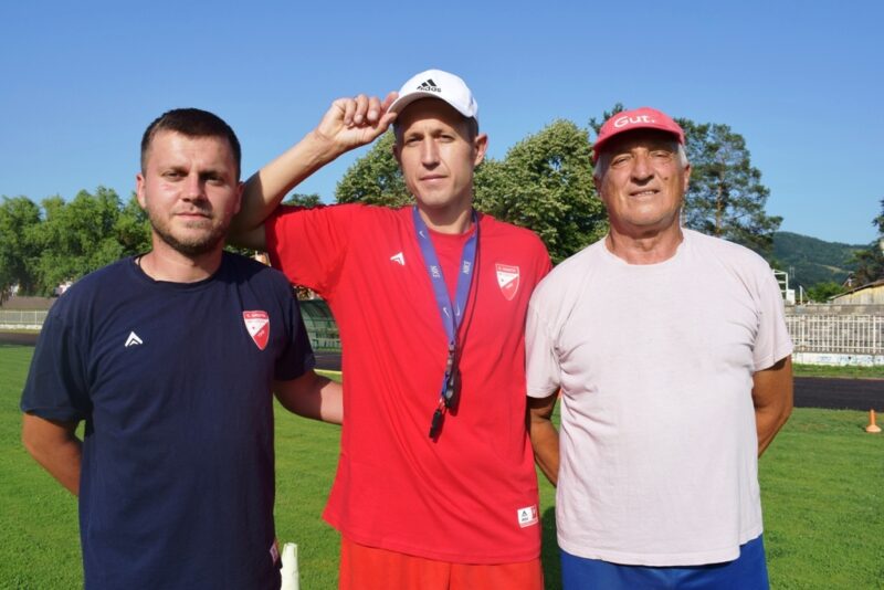 Тренер Костић са помоћницима Гагићем и Новаковићем