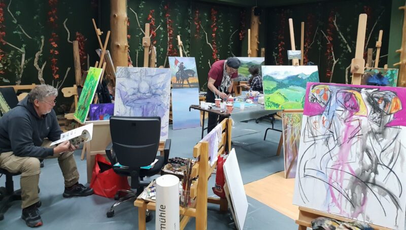 Ликовна колонија у НП Тара