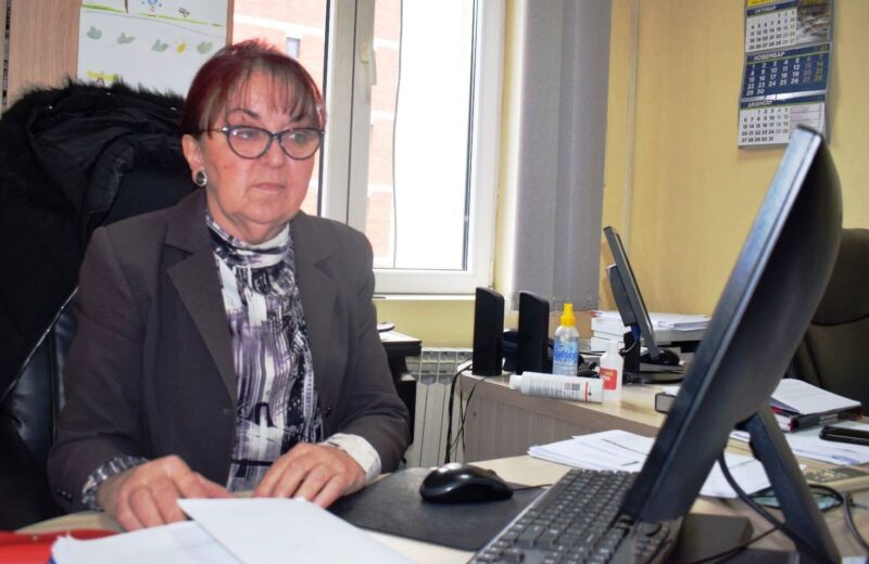 Радина Рајаковић на радном месту