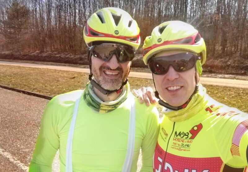 Димитријевић са тренером Бошњаком