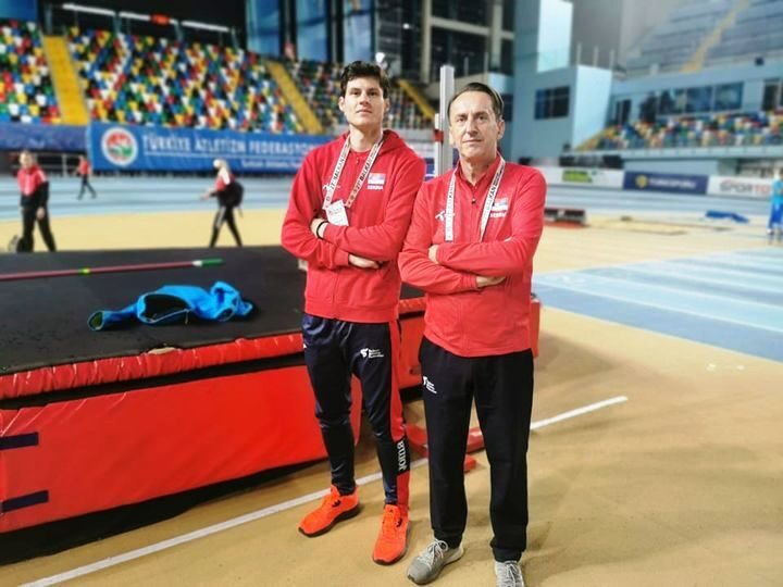 Марковић са тренром Ђурићем