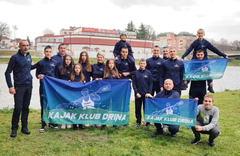 Кајакаши Дрине на такмичењу у Чачку